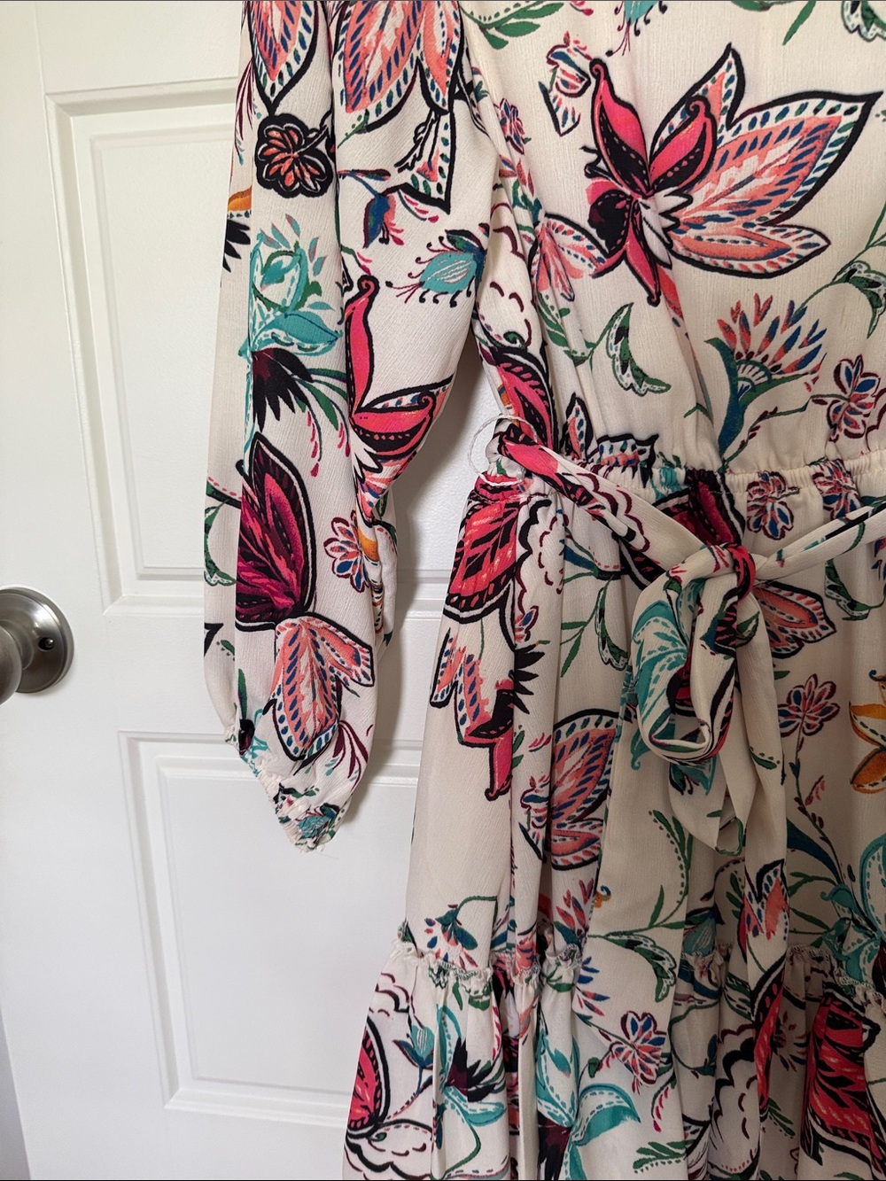 Baltic Born flower patterned Short dress with sleeves. - Picture 4 of 6